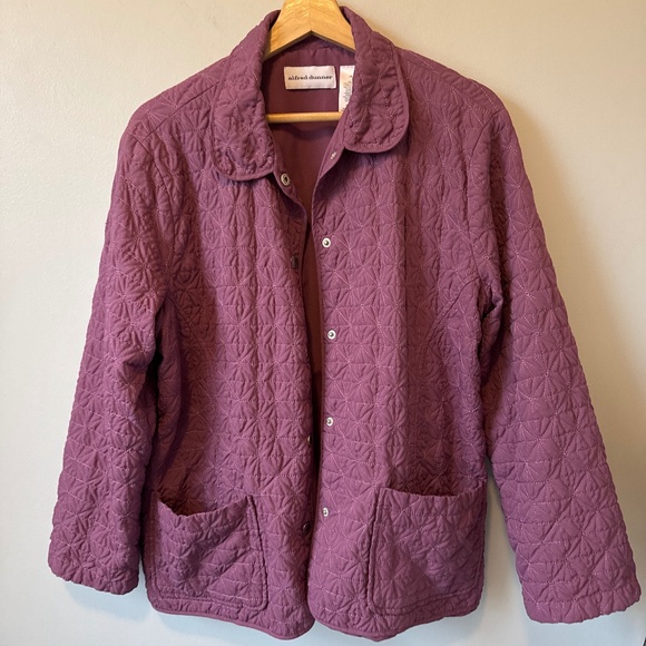 Alfred Dunner Jackets & Blazers - Alfred Dunner quilted snap front lightweight coat